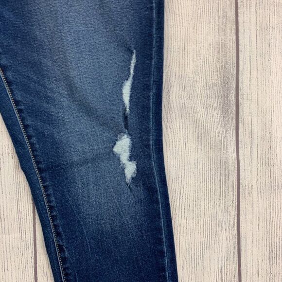 A.N.A. Jeans sz 16 T Tall Mid Rise Jegging Skinny Stretch Dark Wash Inseam 31.5" - Picture 4 of 12